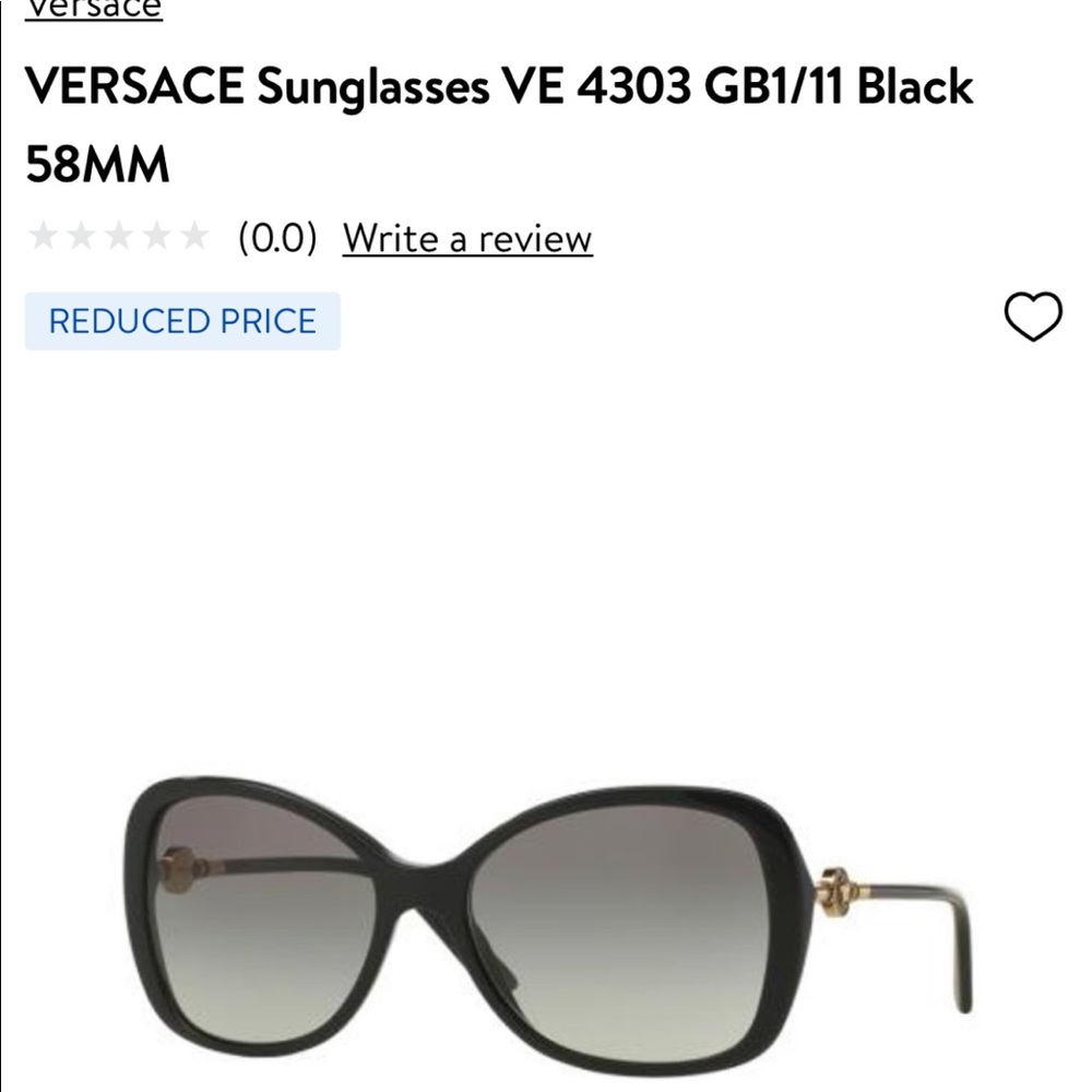 Versace Sunglasses Model 4303
